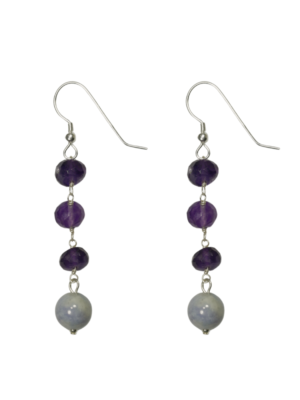 Lilac earrings