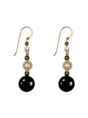 Pearl Night Earrings