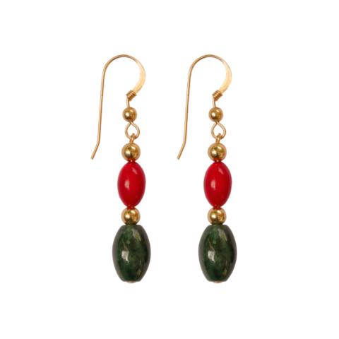 Emerald Garden Earrings