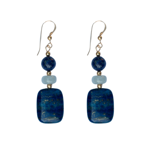 Aquamarine Breeze Earrings