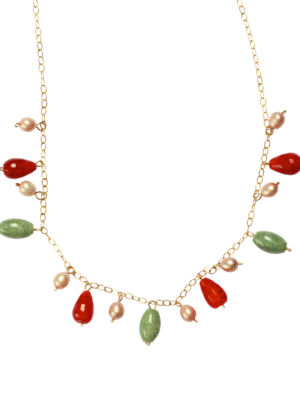 Ruby Cascade Necklace