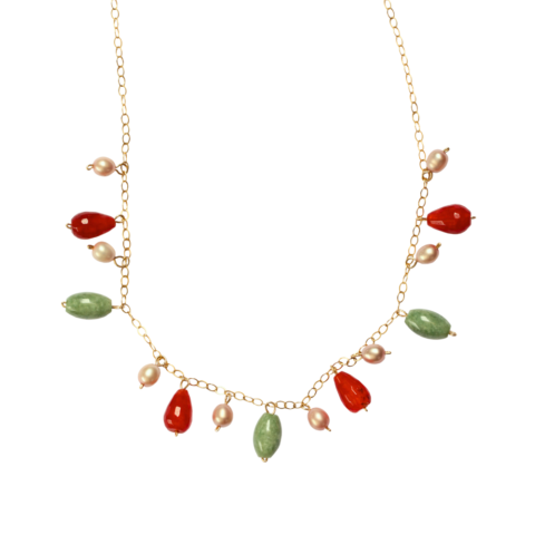 Ruby Cascade Necklace