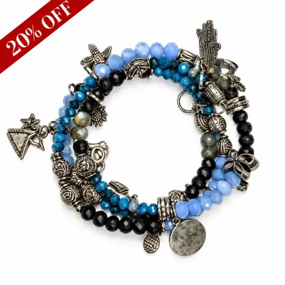 Brasaleta Charm Azul